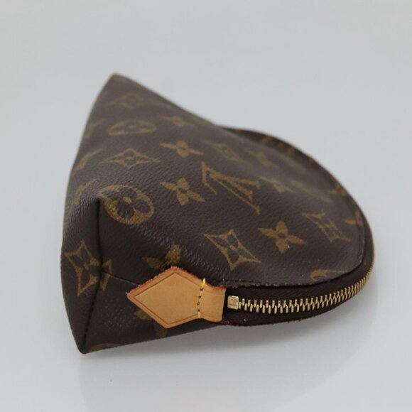 LOUIS VUITTON Monogram Pochette Cosmetic PM Cosmetic Pouch M47515 LV Auth BD1941 - Picture 5 of 16